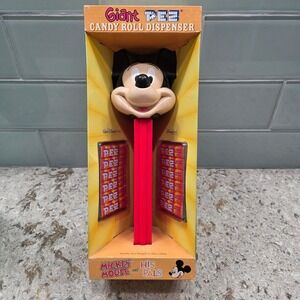 NEW Giant PEZ Candy Roll Dispenser Mickey Mouse and His Pals Disney Collectible